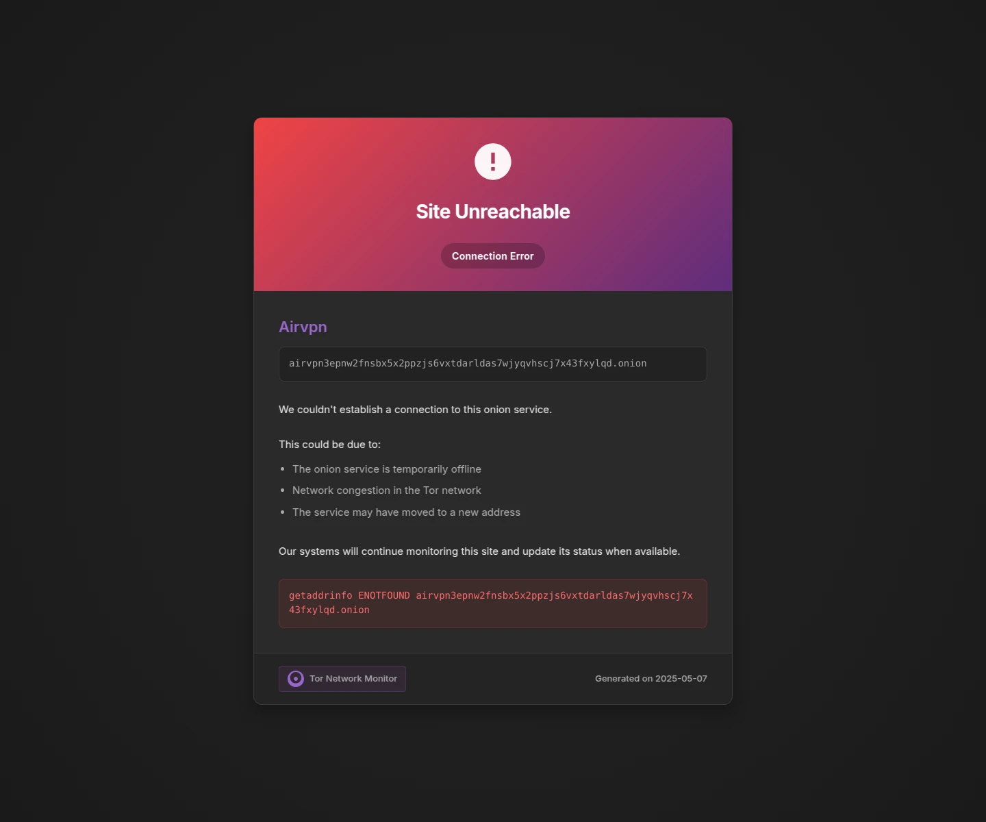 Airvpn screenshot