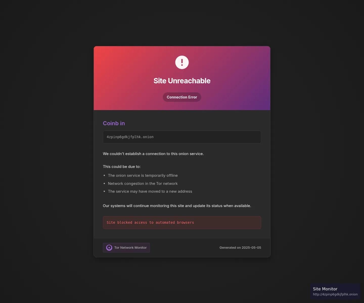 Coinb in screenshot