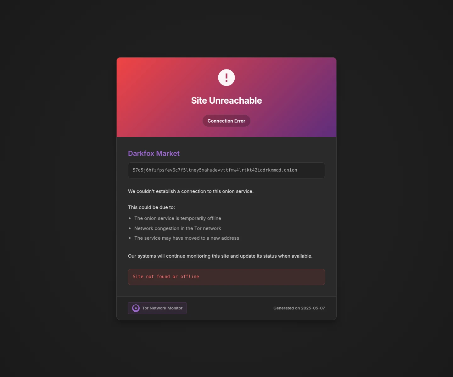 Darkfox Market screenshot