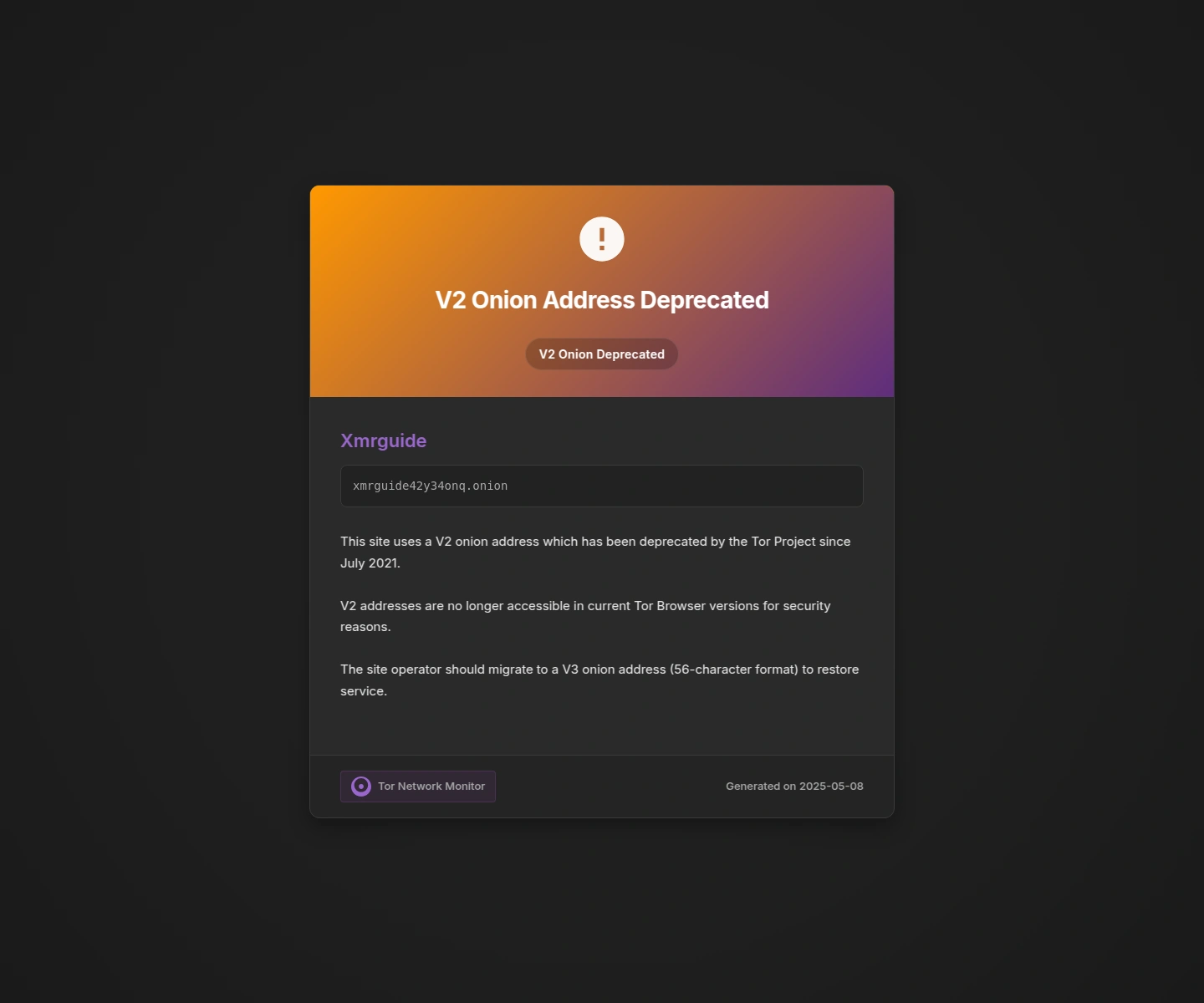 Xmrguide screenshot